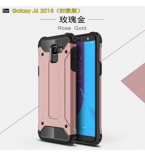 Galaxy J6 2018 Case Armor  Rugged Holster Case