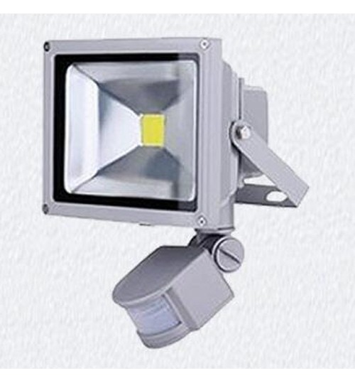 Lighting  Sensor Outdoor White LED Flood Light -10W