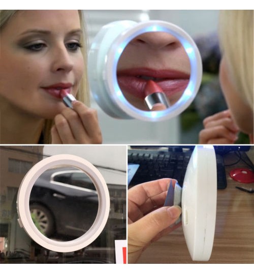 MAKEUP MIRROR WITH 360 Degree LED 8x Magnifying MIRROR online at