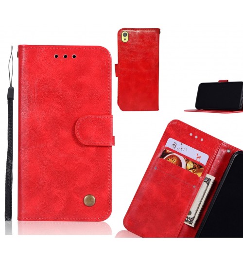Sony Xperia Xa Case Executive Leather Wallet Case - Red