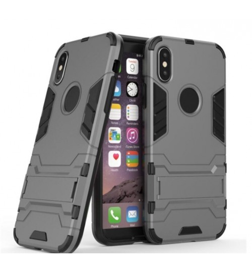 Iphone XS Case Heavy Duty Hybrid Kickstand