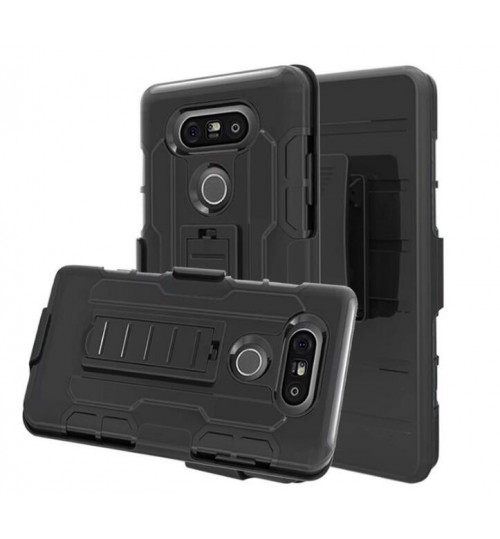 LG G6 case  Hybrid armor Case+Belt Clip Holster