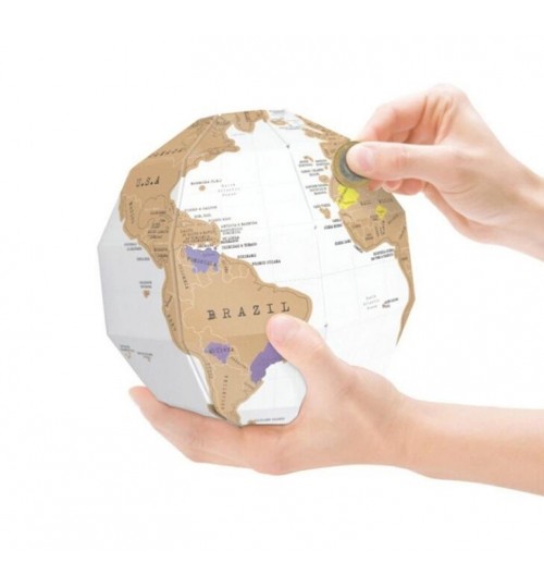 Scratch Off World Map Golbe Model Tellurion