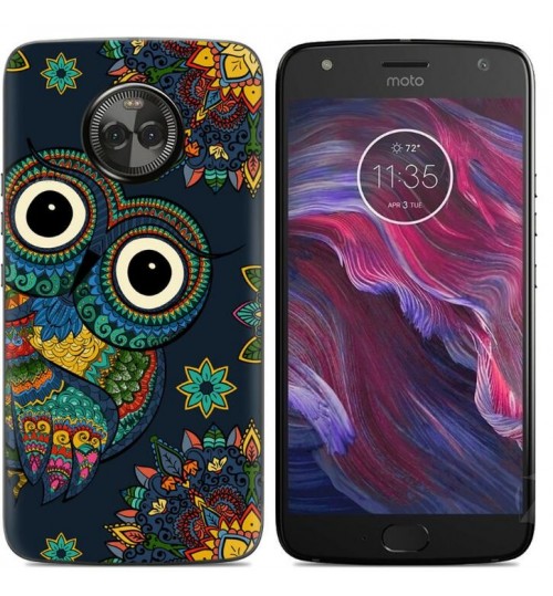 Moto X4  case Ultra Slim Soft Gel TPU printed case soft cover