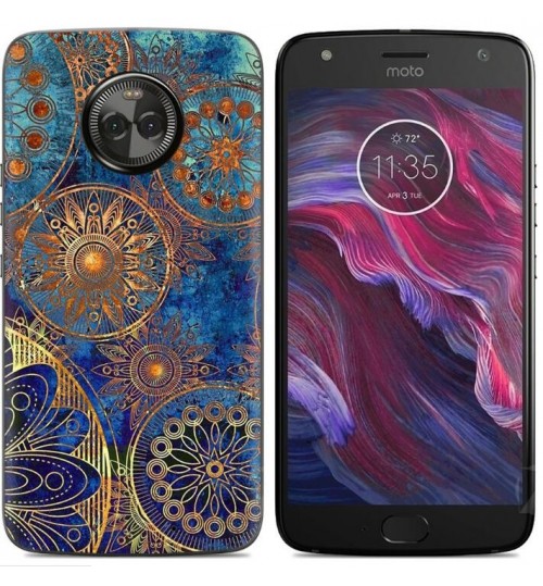 Moto X4  case Ultra Slim Soft Gel TPU printed case soft cover