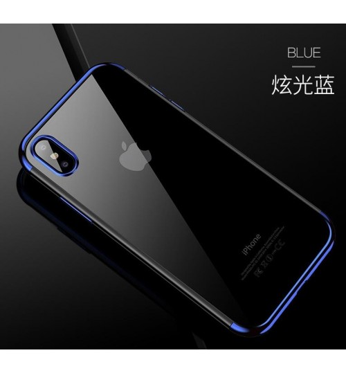 iPhone XR case bumper w clear gel back cover