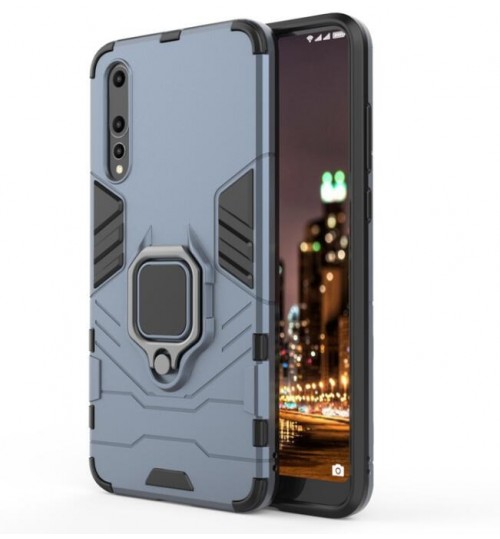 Huawei P20 Pro Case Heavy Duty Ring Rotate Kickstand Case Cover