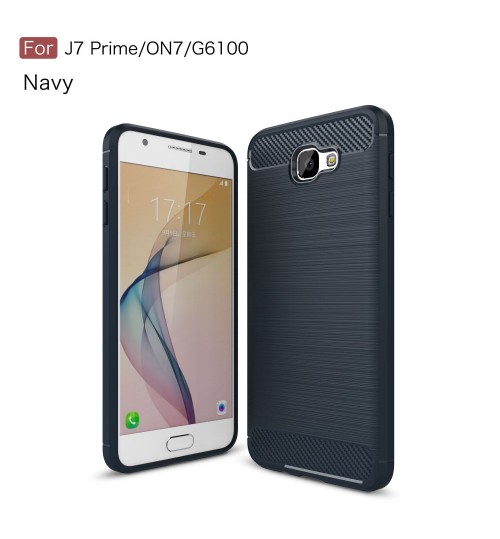 Galaxy J7 Prime case impact proof rugged case with carbon fiber