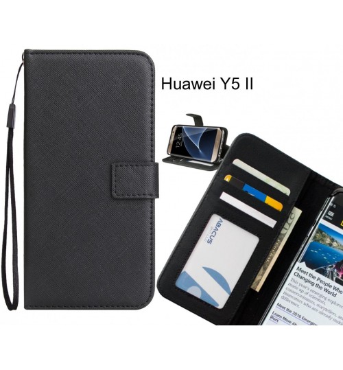 Huawei Y5 II Case Wallet Leather ID Card Case
