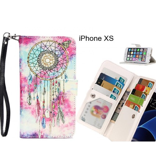 iPhone XS case Multifunction wallet leather case