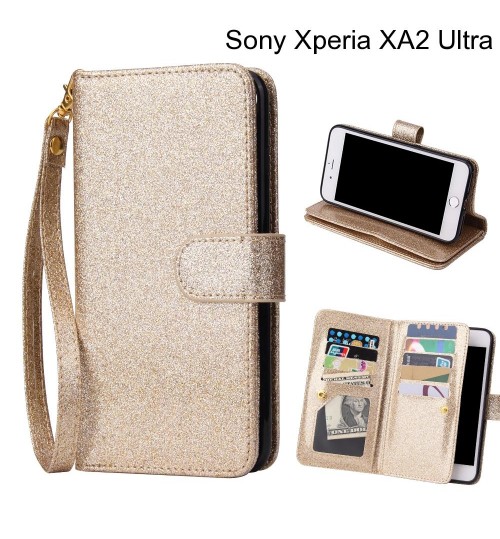 Sony Xperia XA2 Ultra Case Glaring Multifunction Wallet Leather Case