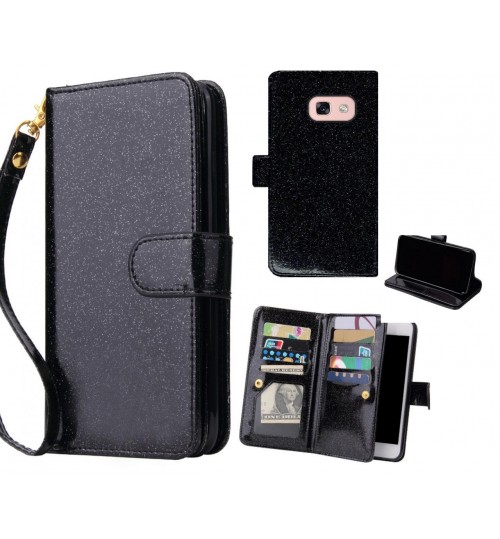 Galaxy A3 2017 Case Glaring Multifunction Wallet Leather Case