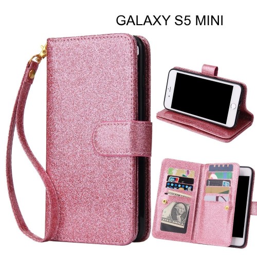 GALAXY S5 MINI Case Glaring Multifunction Wallet Leather Case