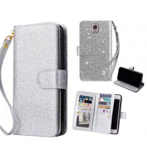 Galaxy Note 3 Case Glaring Multifunction Wallet Leather Case