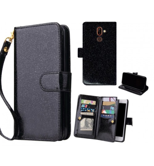 Nokia 7 plus Case Glaring Multifunction Wallet Leather Case