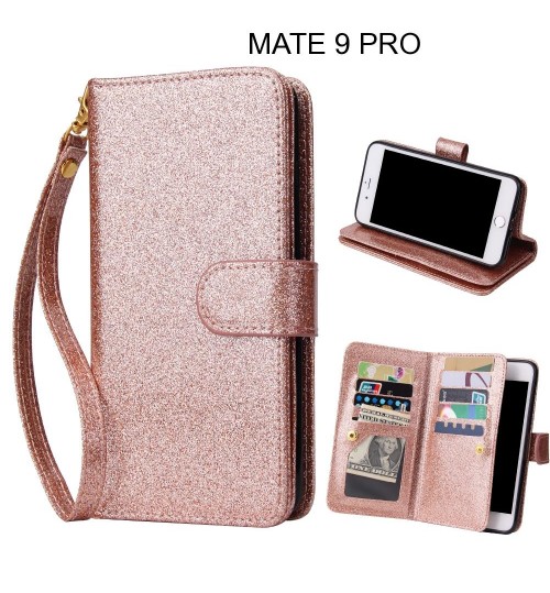 MATE 9 PRO Case Glaring Multifunction Wallet Leather Case