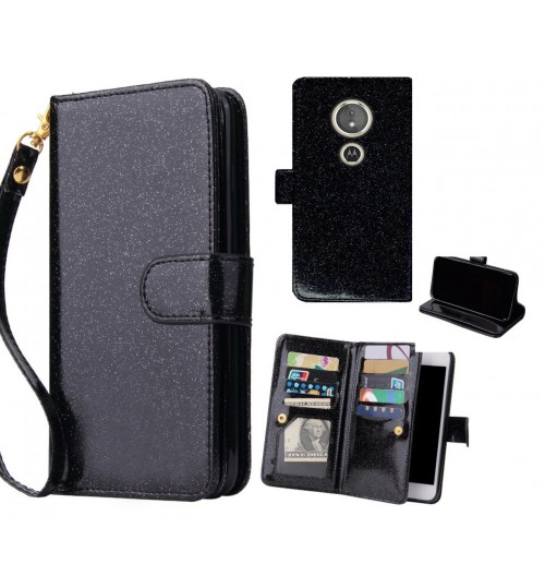 MOTO E5 Case Glaring Multifunction Wallet Leather Case