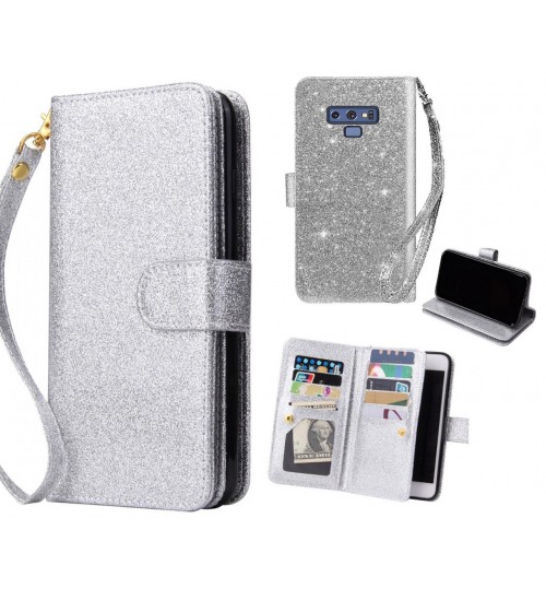 Galaxy Note 9 Case Glaring Multifunction Wallet Leather Case