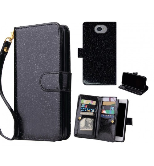 Huawei Y7 Case Glaring Multifunction Wallet Leather Case