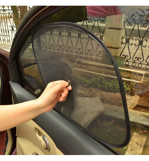 2pcs Net Yarn Car Window Sunshade