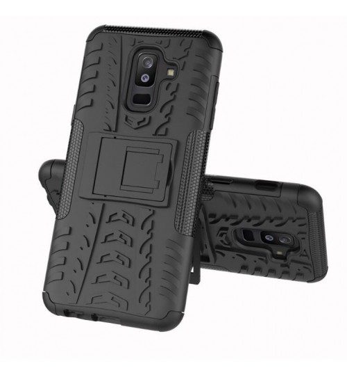 Galaxy A6 2018 Case Heavy Duty Hybrid Kickstand