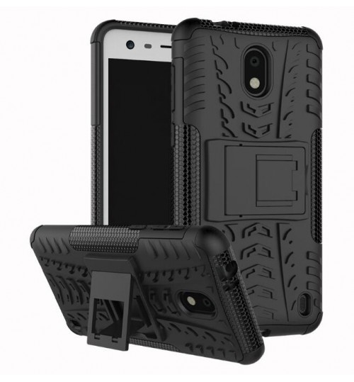 Nokia 2 Case Heavy Duty Hybrid Kickstand