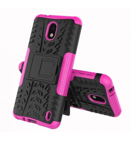 Nokia 2 Case Heavy Duty Hybrid Kickstand