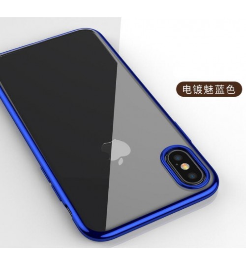 iPhone XS Max case bumper clear gel back cover