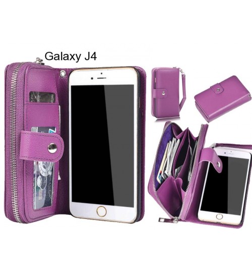 Galaxy J4 Case coin wallet case full wallet leather case