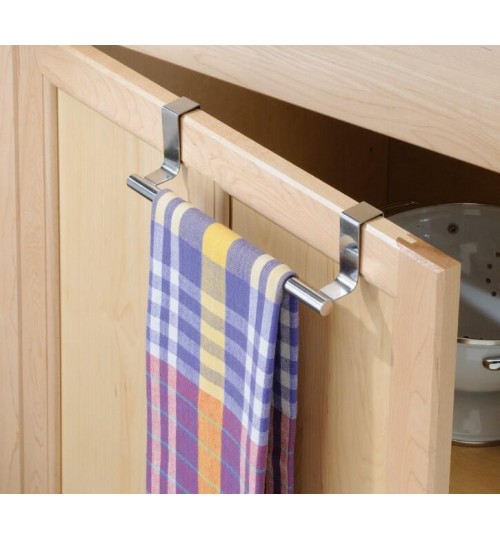 Over the Door of Cabinet, Drawer, Cupboard Towel Bar Holder Rail Rack