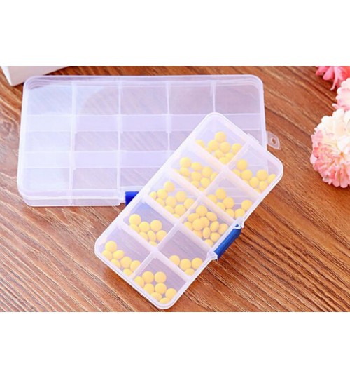 15 Grid Multifunctional Storage Box Adjustable Tool Box Parts Box