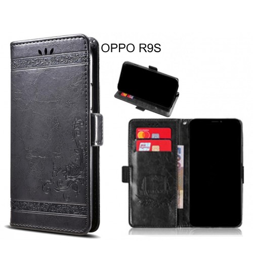 OPPO R9S Case retro leather wallet case