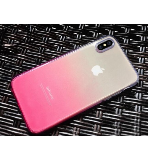 iPhone XS TPU Soft Gel Changing Color Case