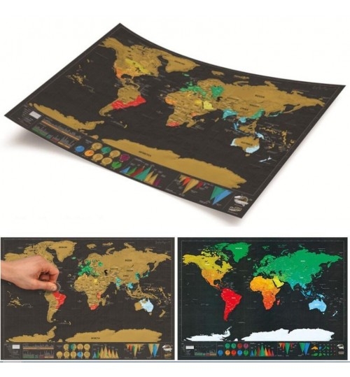 Scratch Off World Map