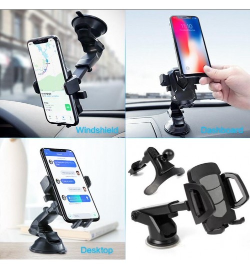 360° Mount Holder Car Windshield Stand For Mobile Cell Phone GPS