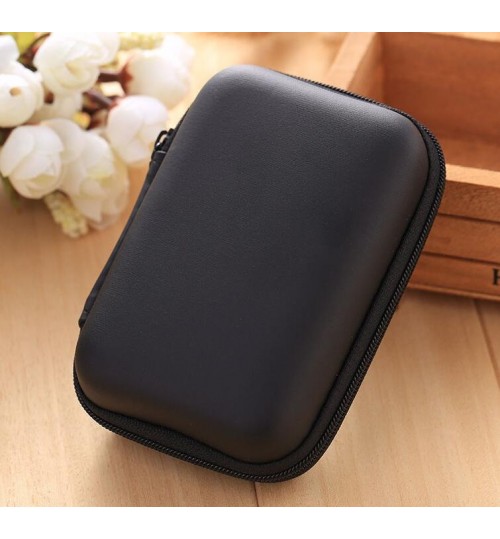 Mini Storage Box Earphones Hard Case Cable Holder Earbuds Carry Pouch