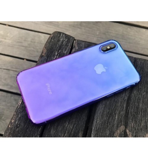 iPhone XS Max TPU Soft Gel Changing Color Case
