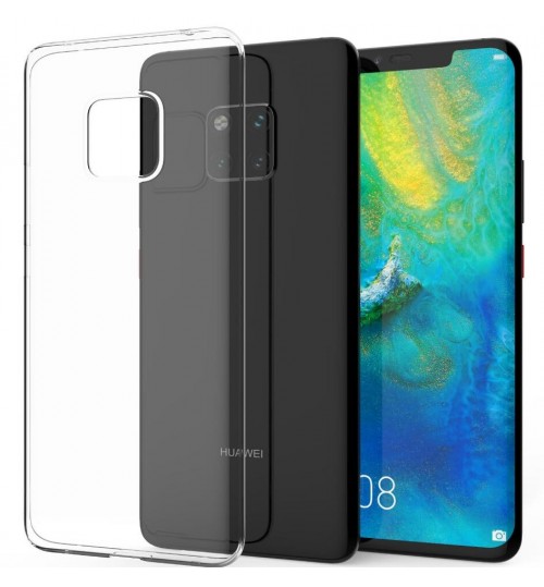 Huawei Mate 20 Pro Case Clear Gel Ultra Thin soft tpu case