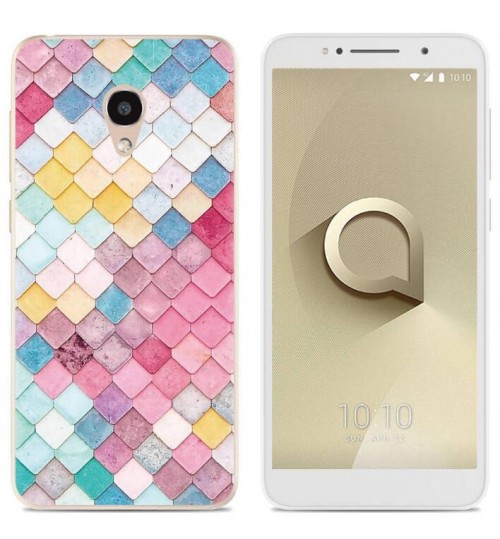 alcatel 3c Case Printed Soft Gel TPU Case