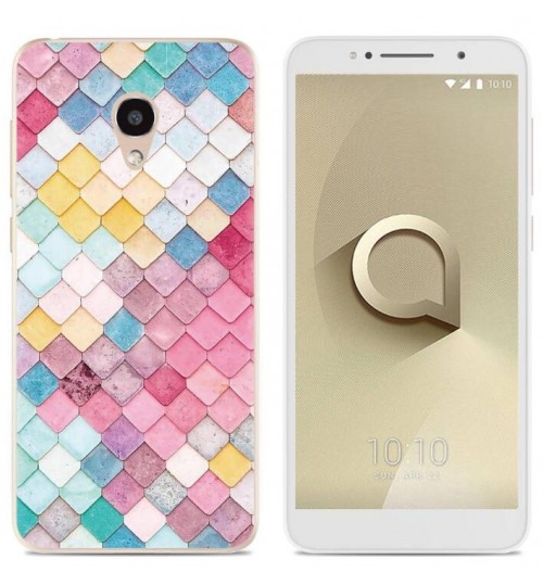 alcatel 3c Case Printed Soft Gel TPU Case