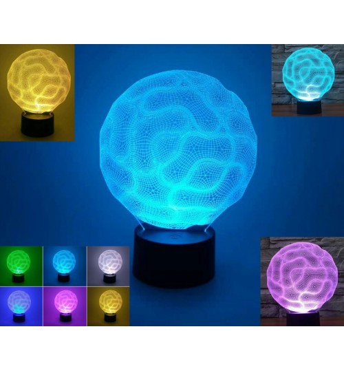 3D Desk Lamp Night LED Light