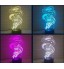 3D Desk Lamp Night LED Light