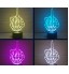 3D Desk Lamp Night LED Light