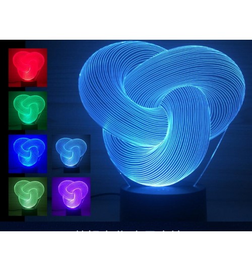 3D Desk Lamp Night LED Light