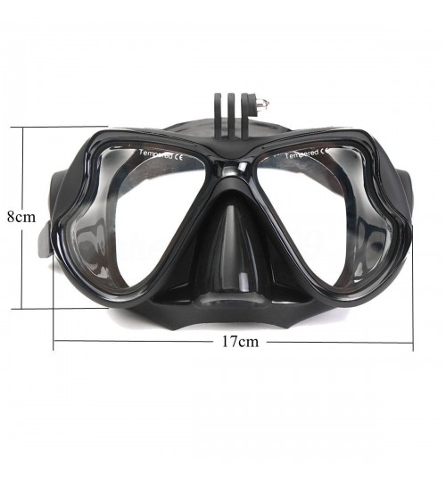 Snorkel Mask, Diving Mask, GoPro Mount