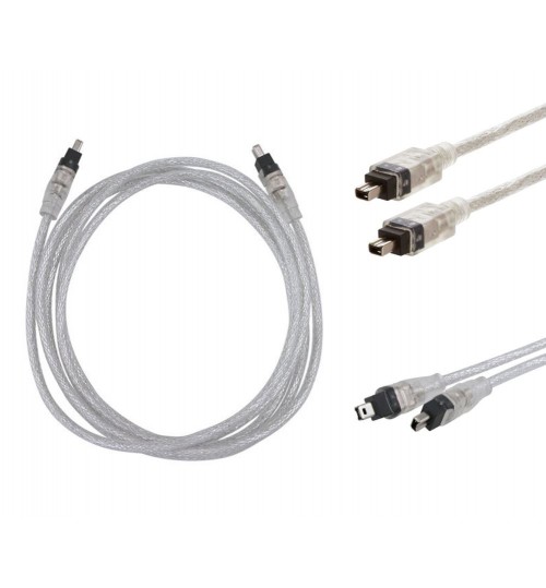 4 Pin To 4 Pin i-LINK 1394 Firewire Cable For Sony Canon JVC