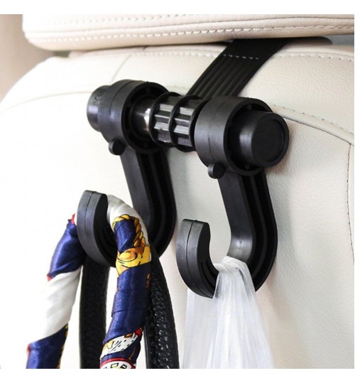 Car seat headrest hook Back Hook hanger organiser for bags