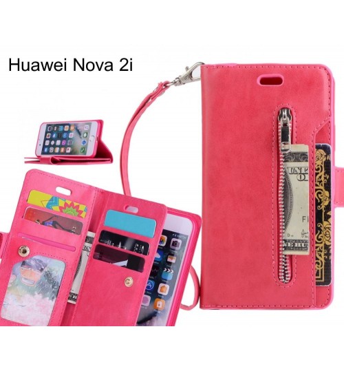 Huawei Nova 2i case multi functional wallet case