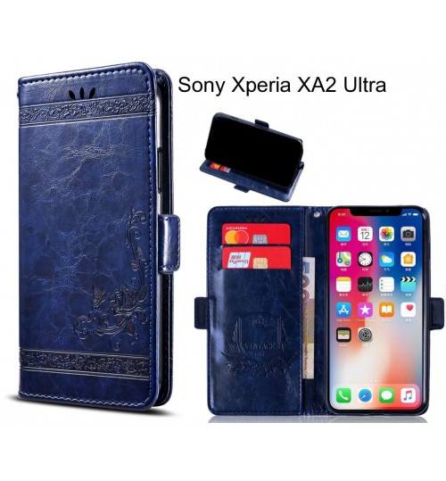 Sony Xperia XA2 Ultra Case retro leather wallet case