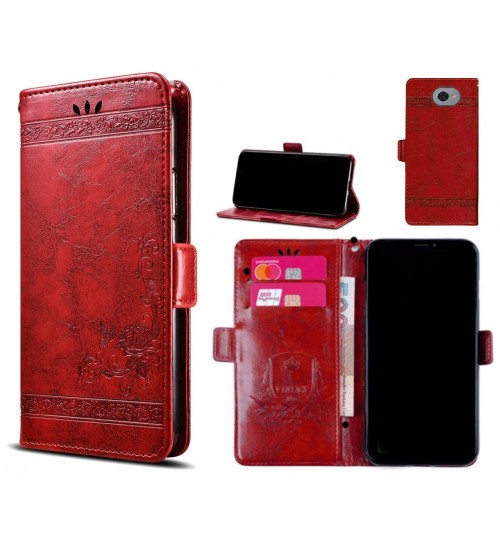 Huawei Y7 Case retro leather wallet case